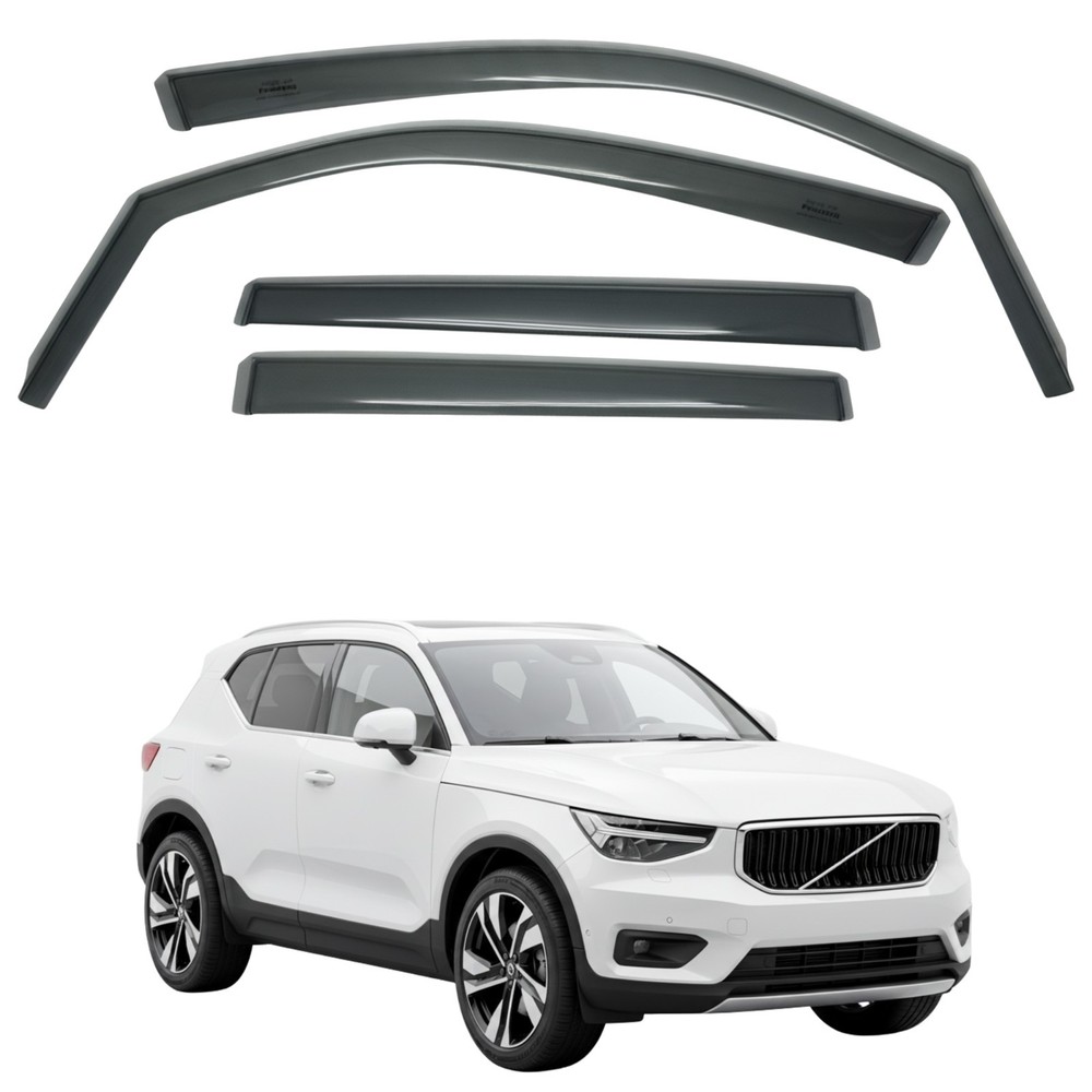 for VOLVO XC40 2018- IN-CHANNEL WIND DEFLECTOR 4PCS