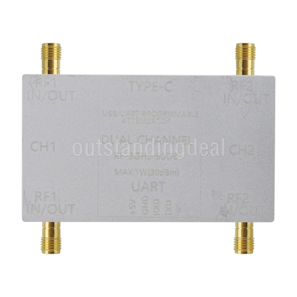RF-8GHz-60DB Programmable Attenuator + Type-C Cable + Offline Main Control Board