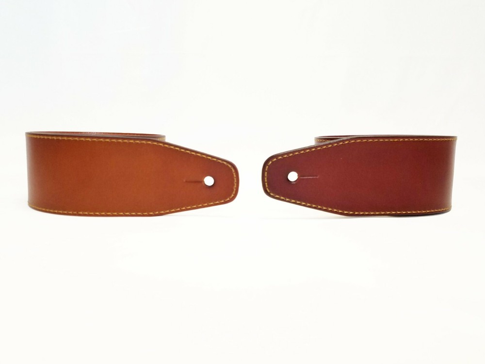 Genuine leather Guitar strap 2.5” wide.