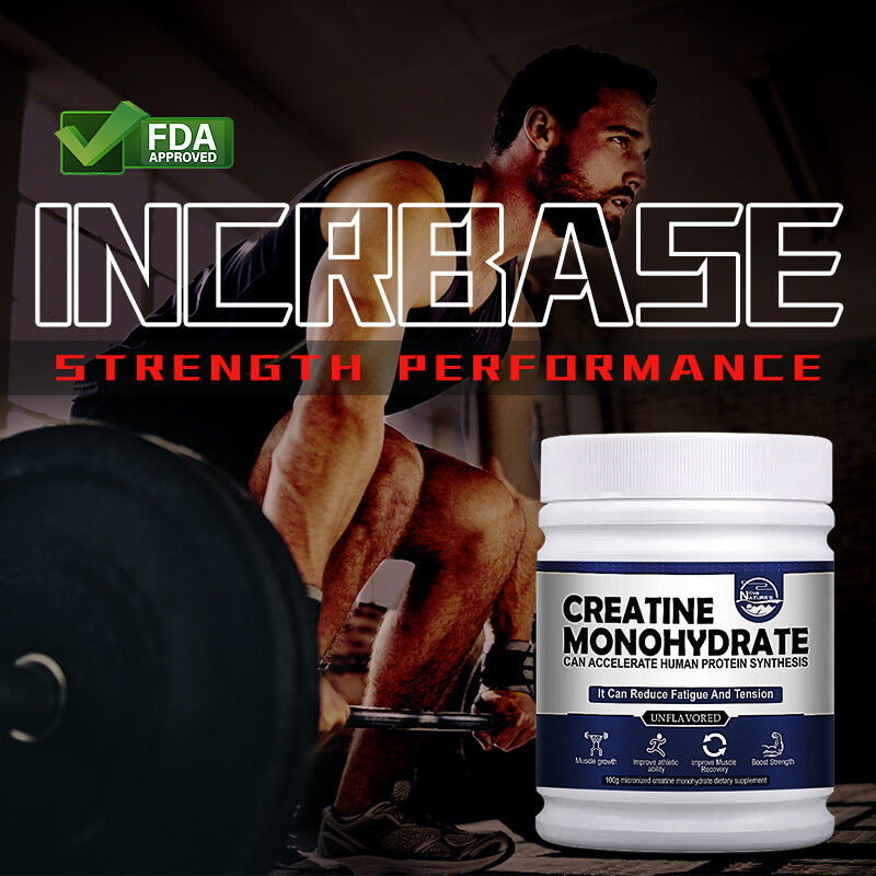 Pure Creatine Monohydrate (Micronized) - 5 Grams Per Serving,Unflavored Creatine