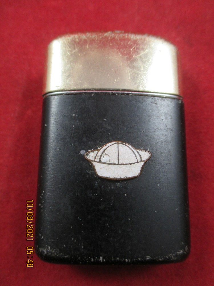 RONSON LIGHTER, NAVY CAP, 1950's Two tone RONSON British Empire