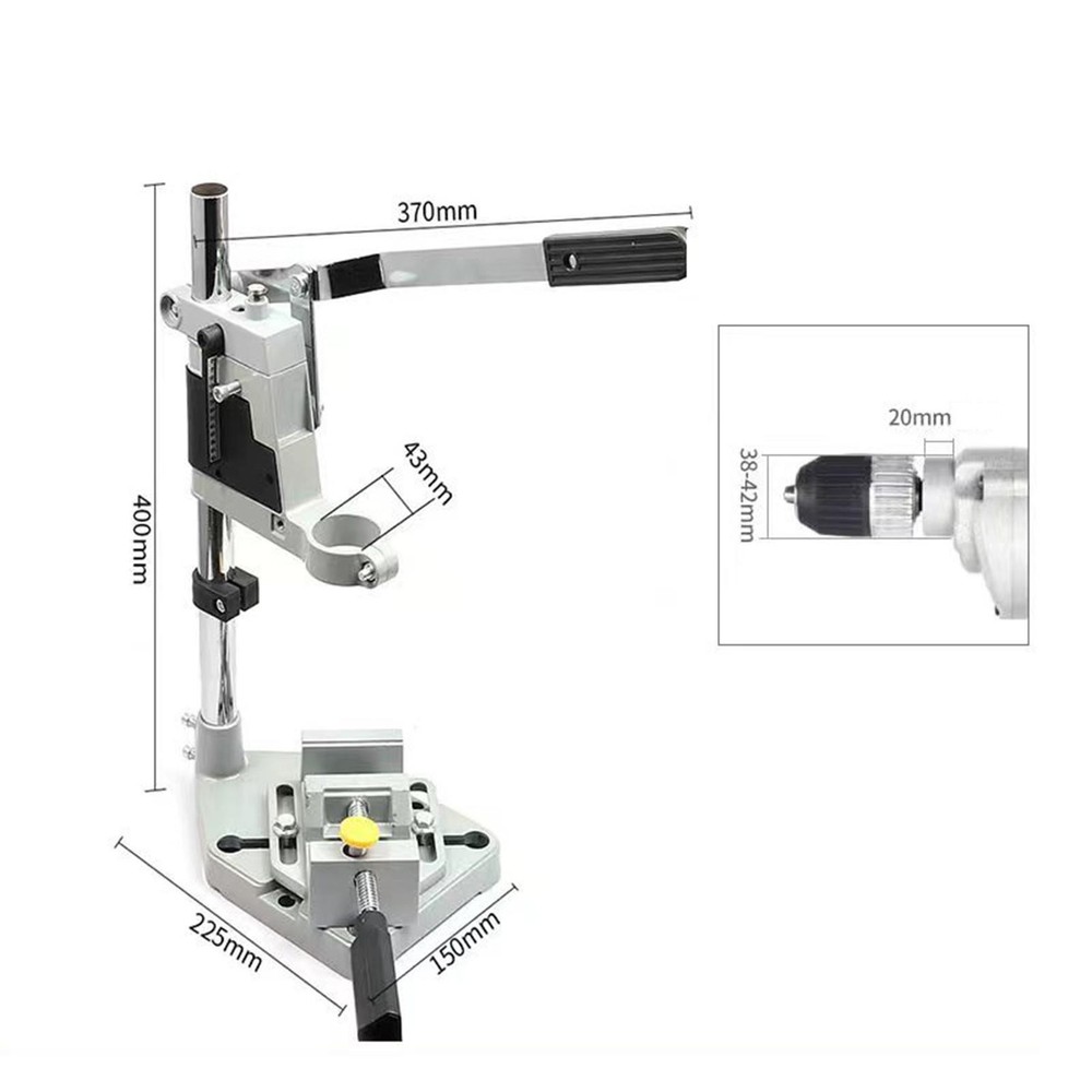 Floor Drilling Machine Stand Table, Fixed Frame Woodworking Bench Table Top,