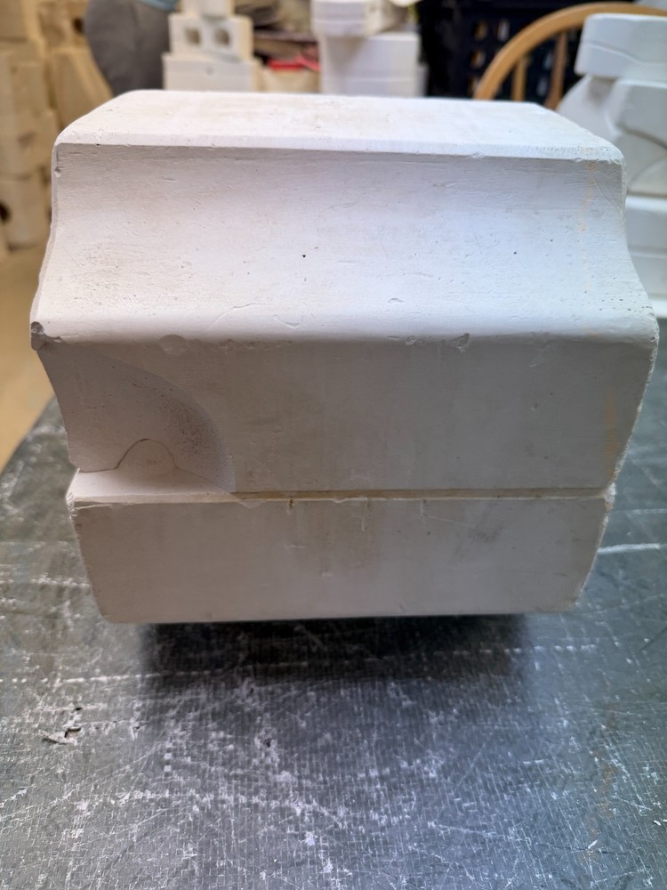 VINTAGE SCHMID CERAMIC MOLD #SMD-819 SMALL WHEEL THROWN PLANTER