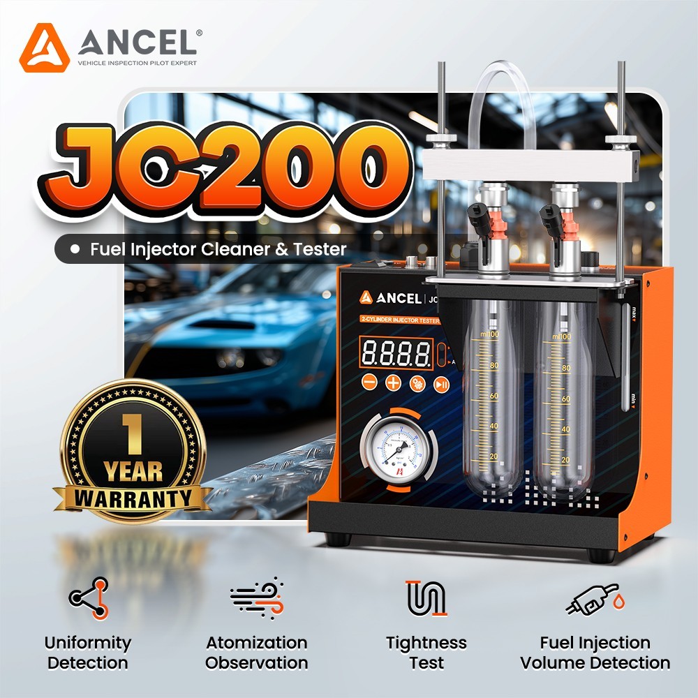 ANCEL JC200 Injector Cleaner Tester Uniformity Detection Atomization Observation