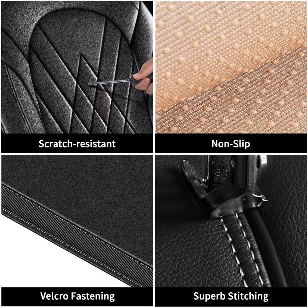 Mitsubishi Eclipse Cross 2018-2026 Front Seat Covers Leather Waterproof Black