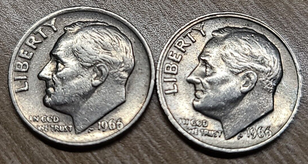 1966 Roosevelt Dime Clad ** ON HAND **