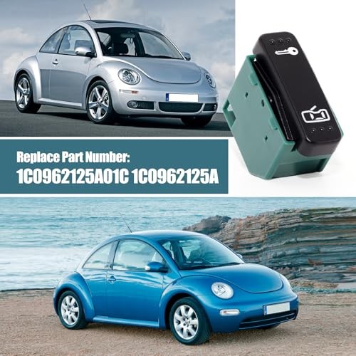 Central Control Door Lock Switch Replacement for VW Beetle 1C0962125A