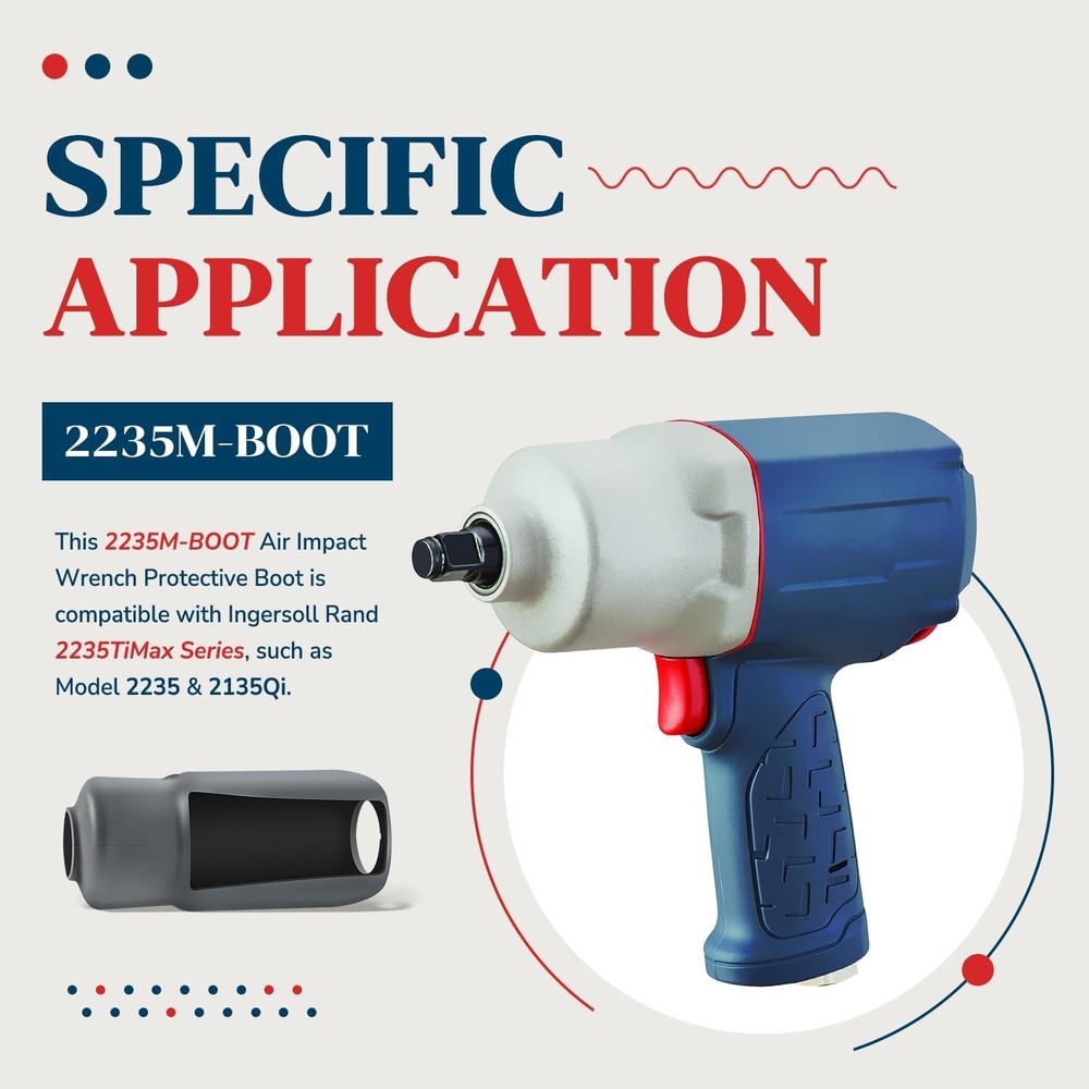Replace for 2235M-BOOT Premium Tool Boot Air Impact Wrench Protective Boot Cover