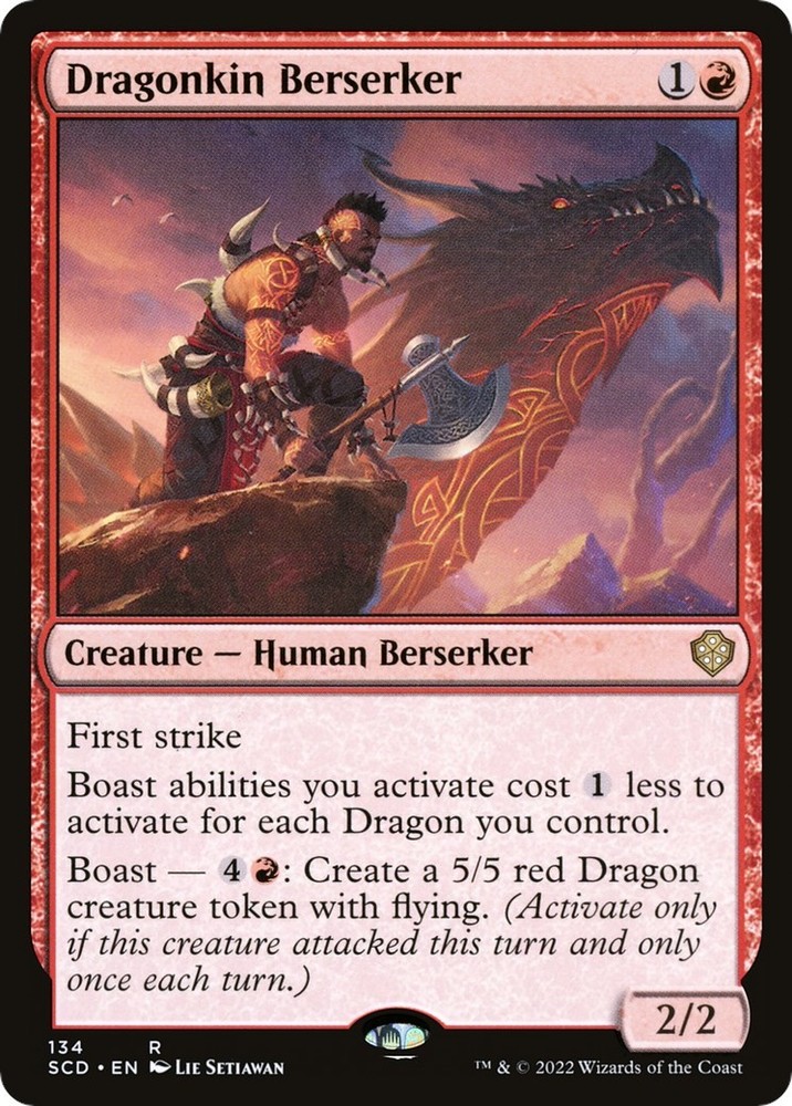 Dragonkin Berserker Starter Commander Decks 134 MTG LP