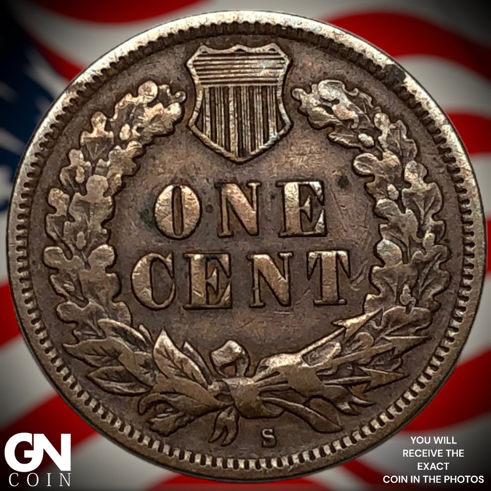 1908 S Indian Head Cent Penny M1965
