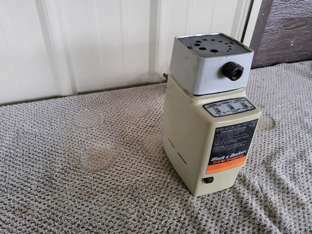 VTG Black & Decker Drill Bit Sharpener Double Insulated Model 7980/9080