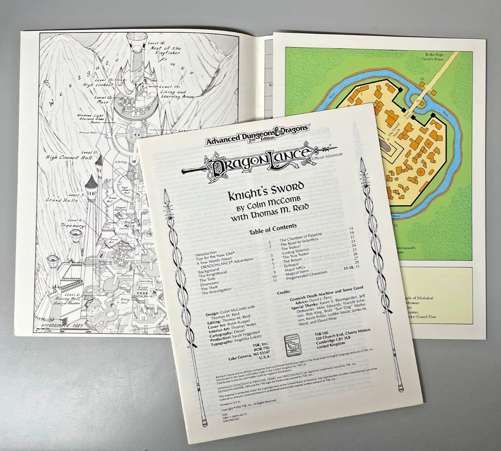 Advanced Dungeons & Dragons DragonLance Knight's Sword (1992)
