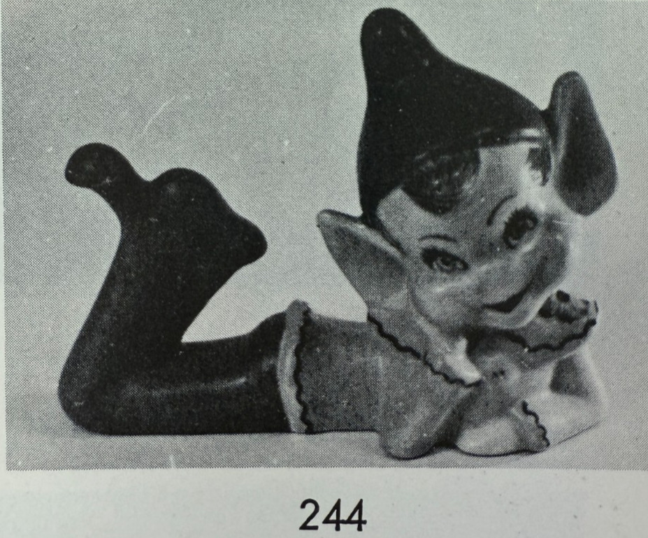 VINTAGE B & B CERAMIC MOLD #244 PIXIE
