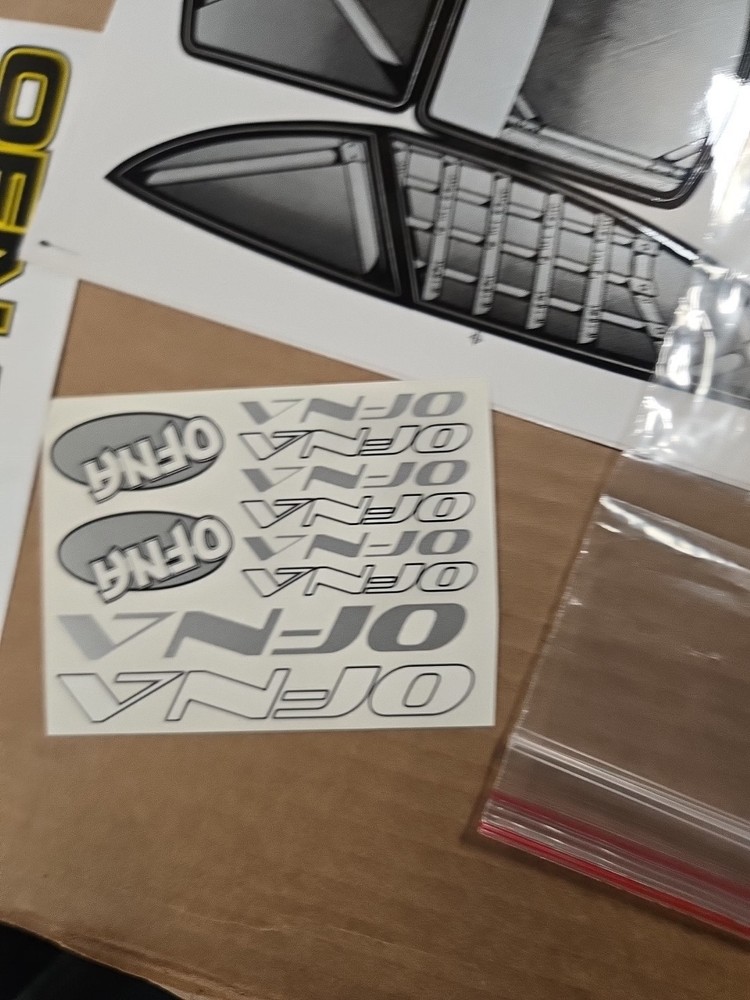 Vintage Ofna 9.5 1/8 Buggy Decals