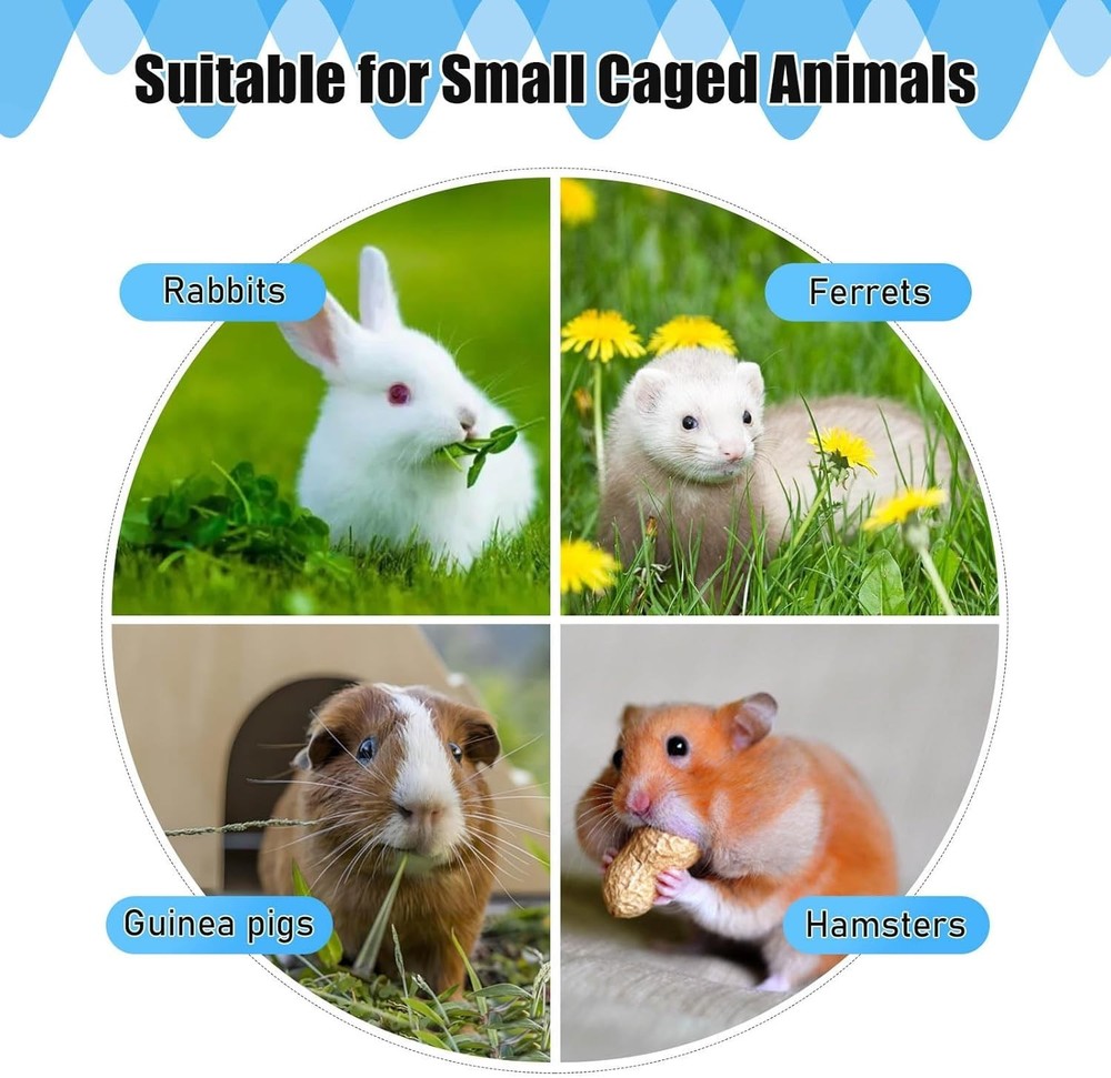 Automatic Rabbit Watering System, Rabbit Waterer Kit System Gravity Fed Inclu...