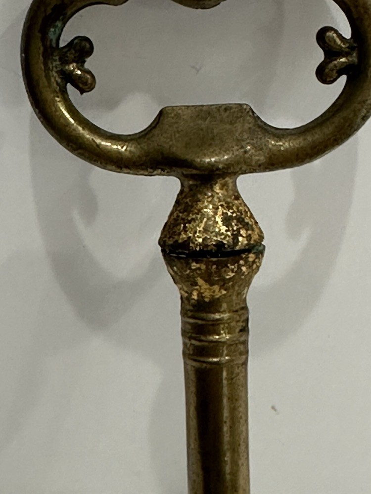 Vintage Brass Key Decor 7 1/4”