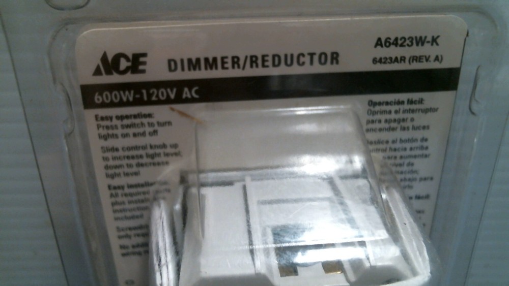 ACE Slide Preset Dimmer, White (3005261) FS