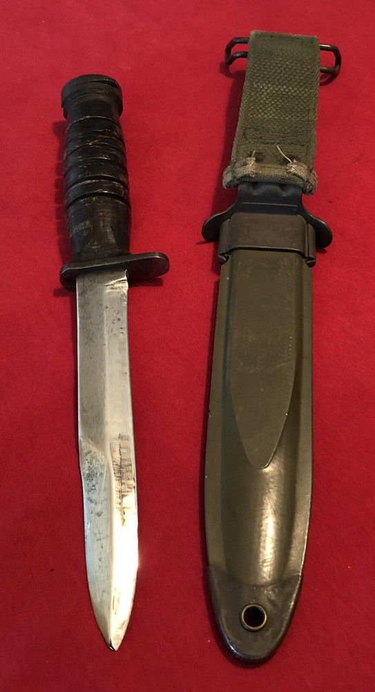 WW2 THEATRE KNIFE - LEATHER HANDLE WITH SHEATH