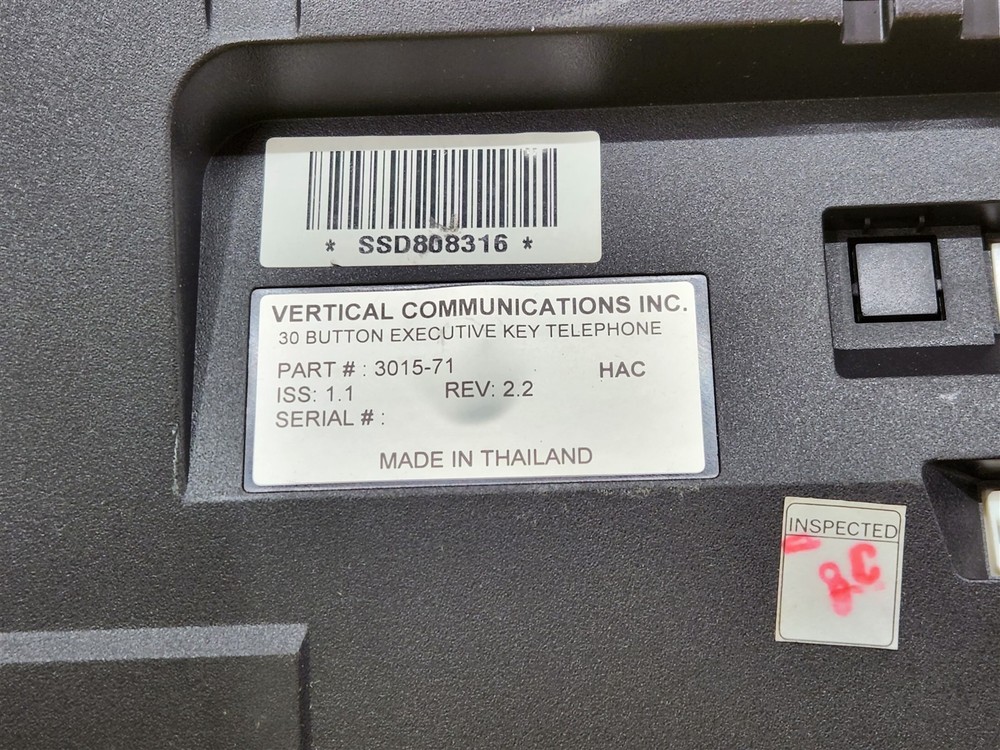 ⭐️⭐️⭐️⭐️⭐️ *UNTESTED* Vodavi 30 Button Executive Key Phone 3015-71 **BASE ONLY**