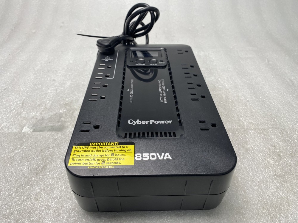 CyberPower EC850LCD Ecologic Battery Backup & Surge Protector UPS System