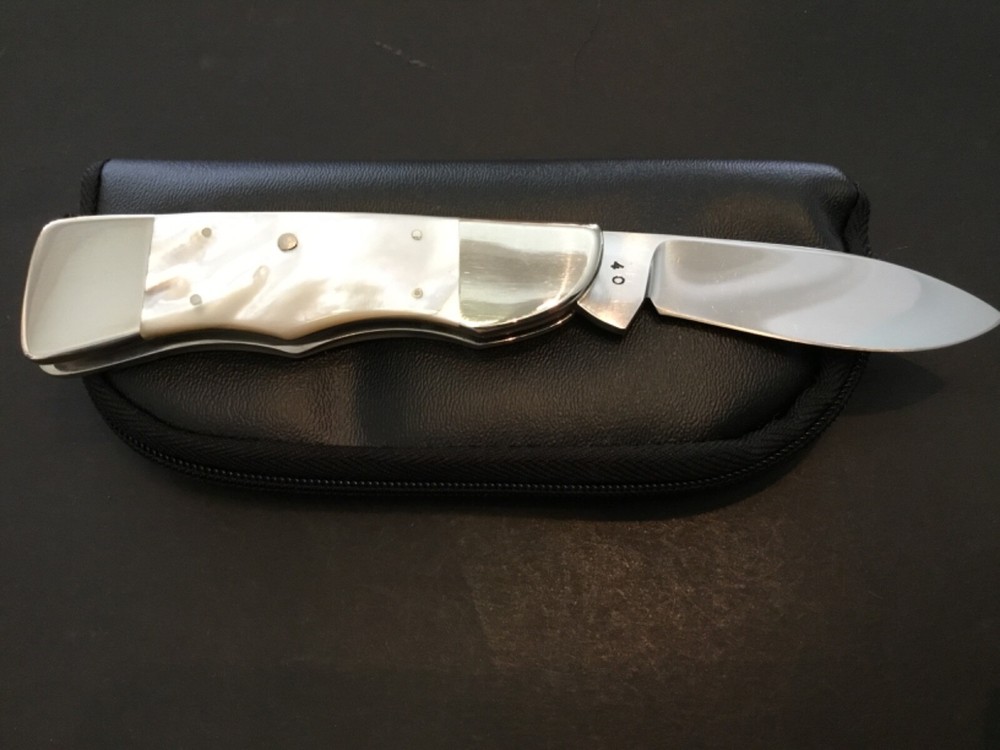 Custom Ray Cook Master Smith MOP Slipjoint Folder Folding Knife