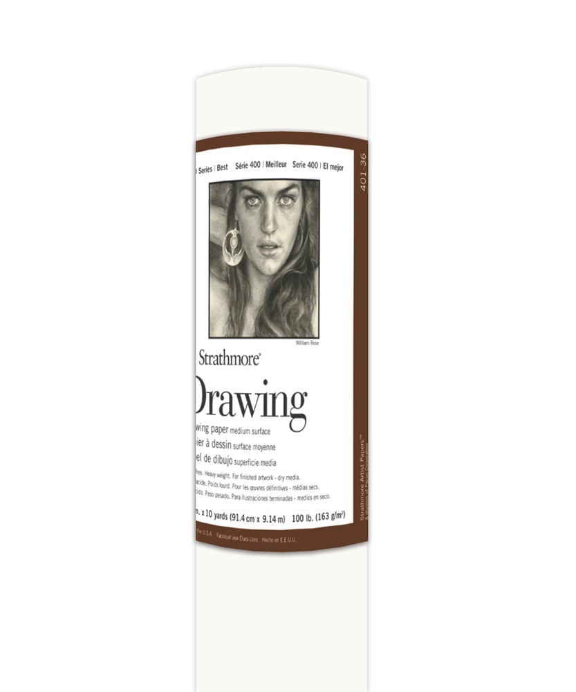 Strathmore Drawing #100 Med Surface 36X10Yd