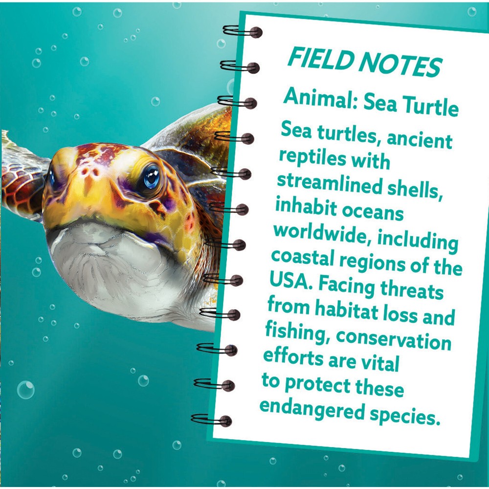MasterPieces - Sea Turtle 100 Piece Shaped Jigsaw Puzzle