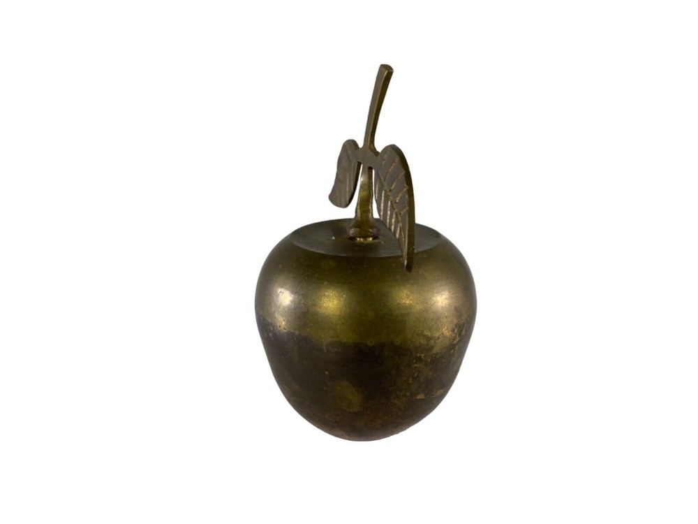 Brass Apple Bell 4" x 3.5" x 3.5"