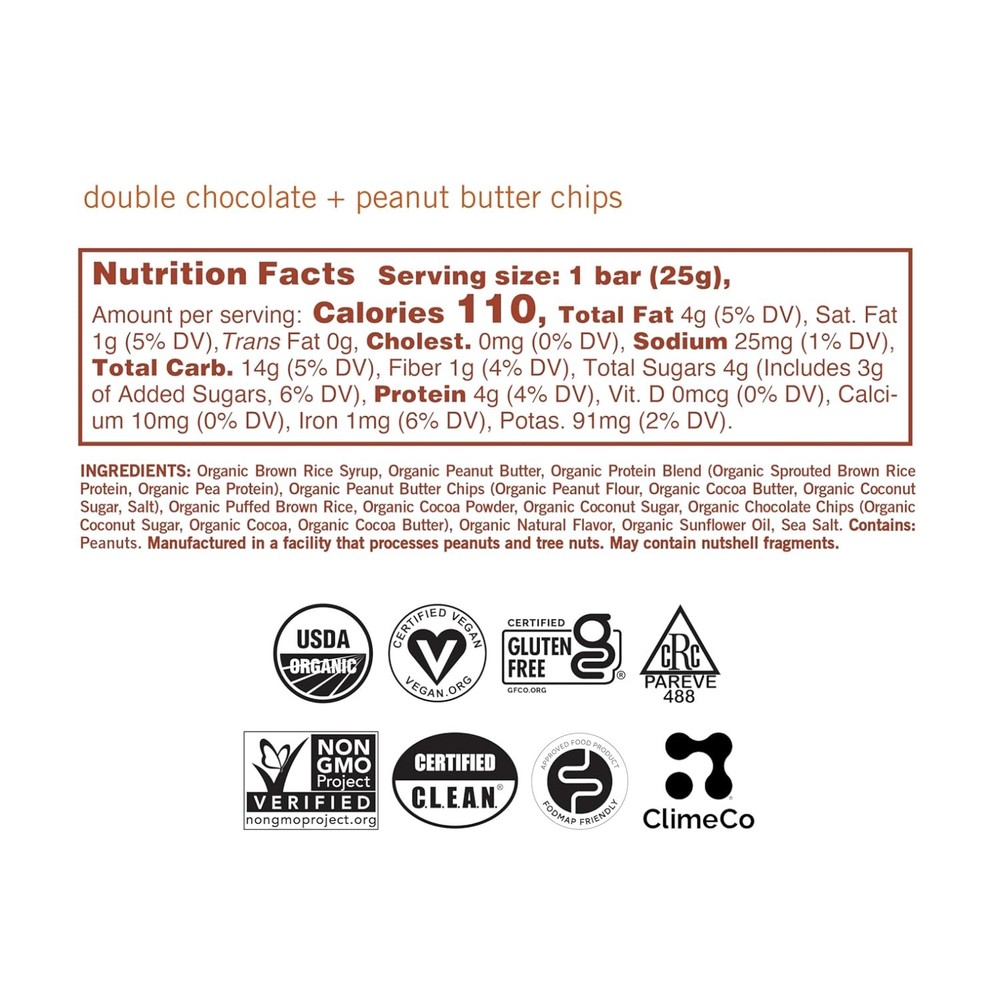 MacroBar Mini Organic  Snack Bars - Double Ch