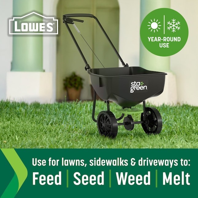 Sta-Green Precision Broadcast Spreader 32 lb Seed Fertilizer