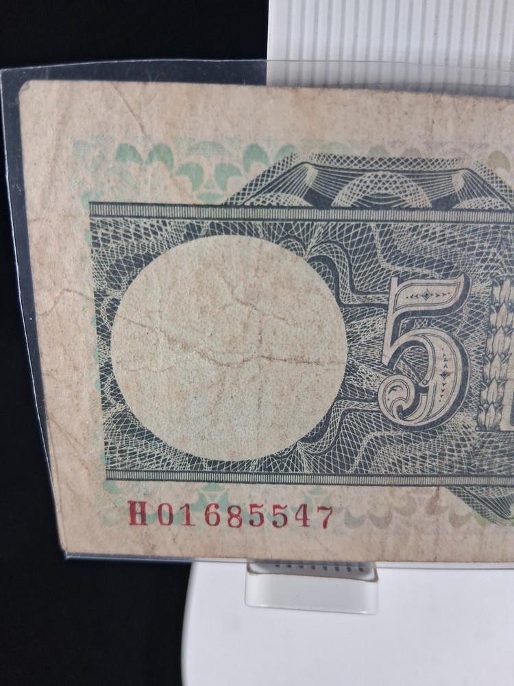 1948 SPAIN 5 PESETAS BANKNOTE