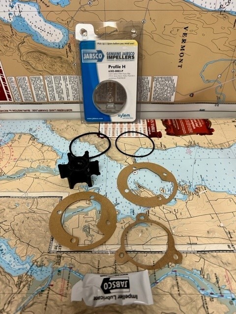 Genuine Jabsco #6303-0003-P  6 Blade Impeller Kit.