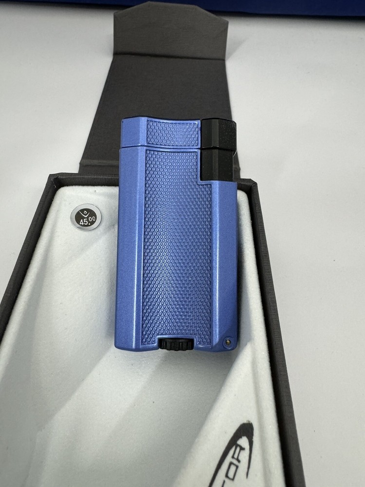 Vector VMotion Dual Jet Cigar Lighter - Blue - New
