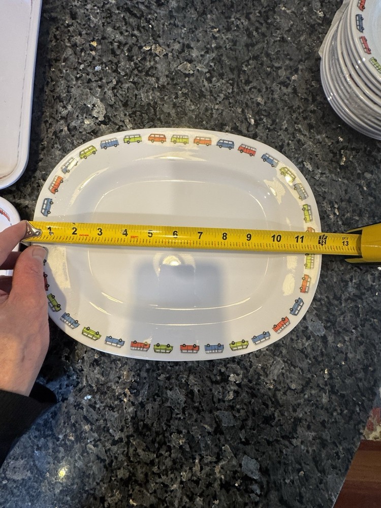 Cool Out Melamine Dinnerware VW Camper Van Service for 12
