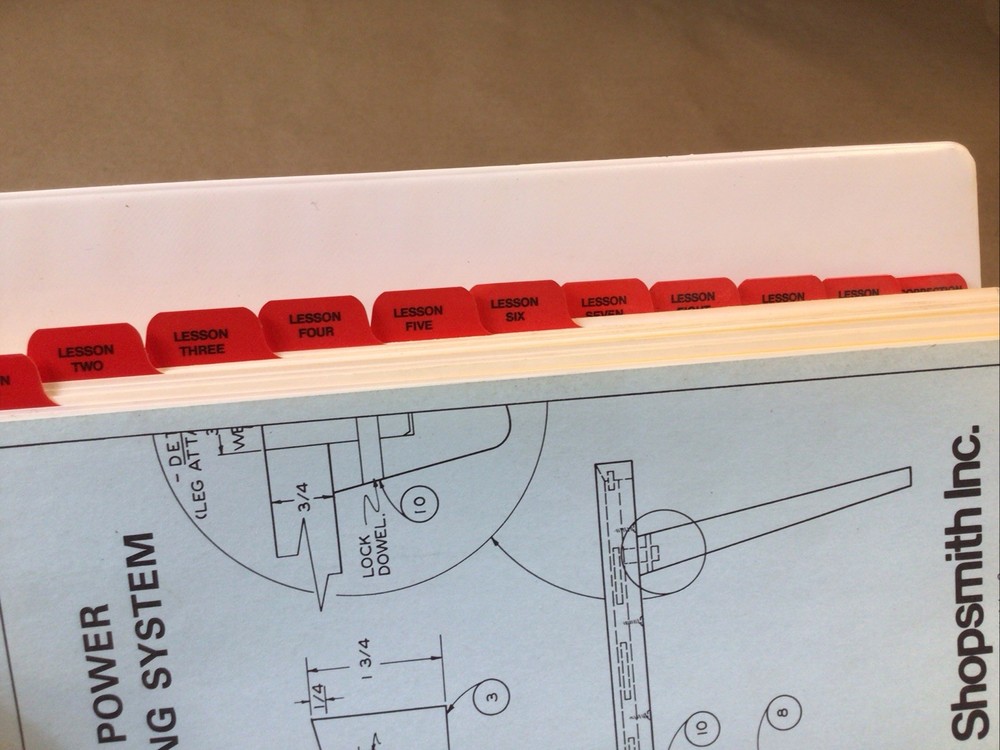BOOK - Self Study Course for the Shopsmith Power Tool Wood Working System