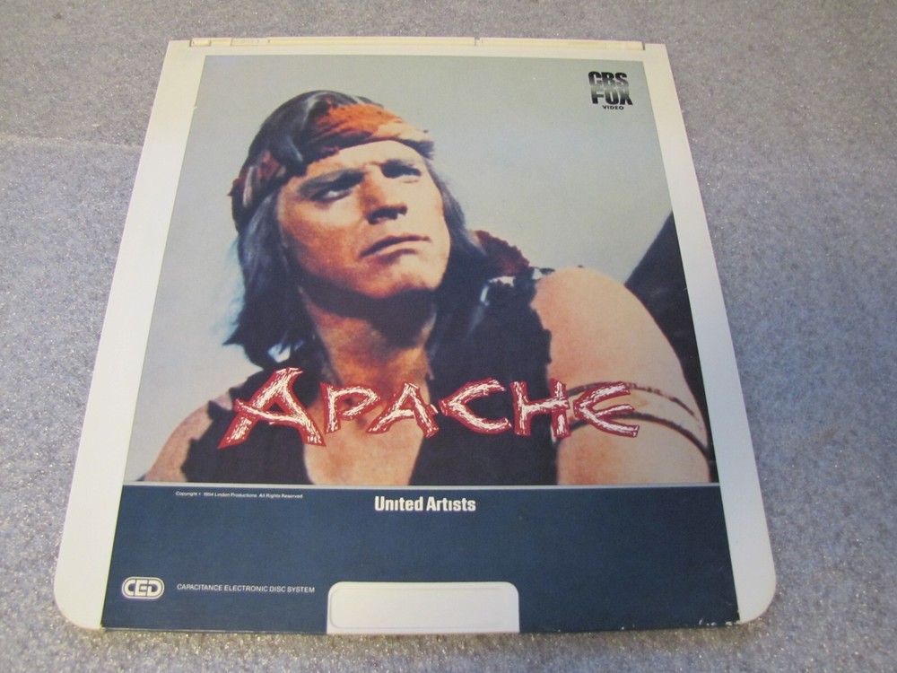 Apache, CED RCA SelectaVision VideoDiscs Movie