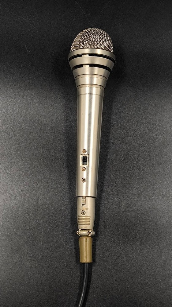 ITT Cannon Microphone Used Working Gold