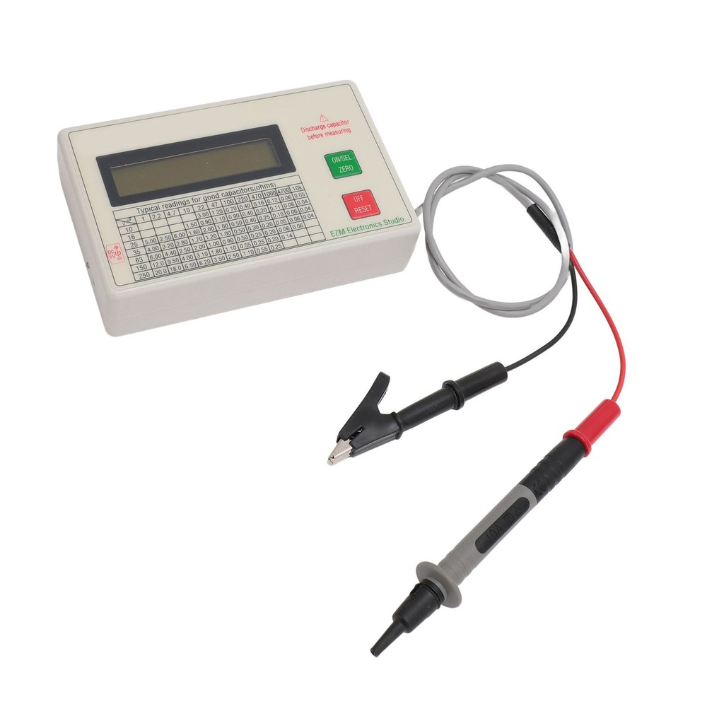 Meter Accurate Shutdown Function Portable Capacitance Tester Kit ⭐