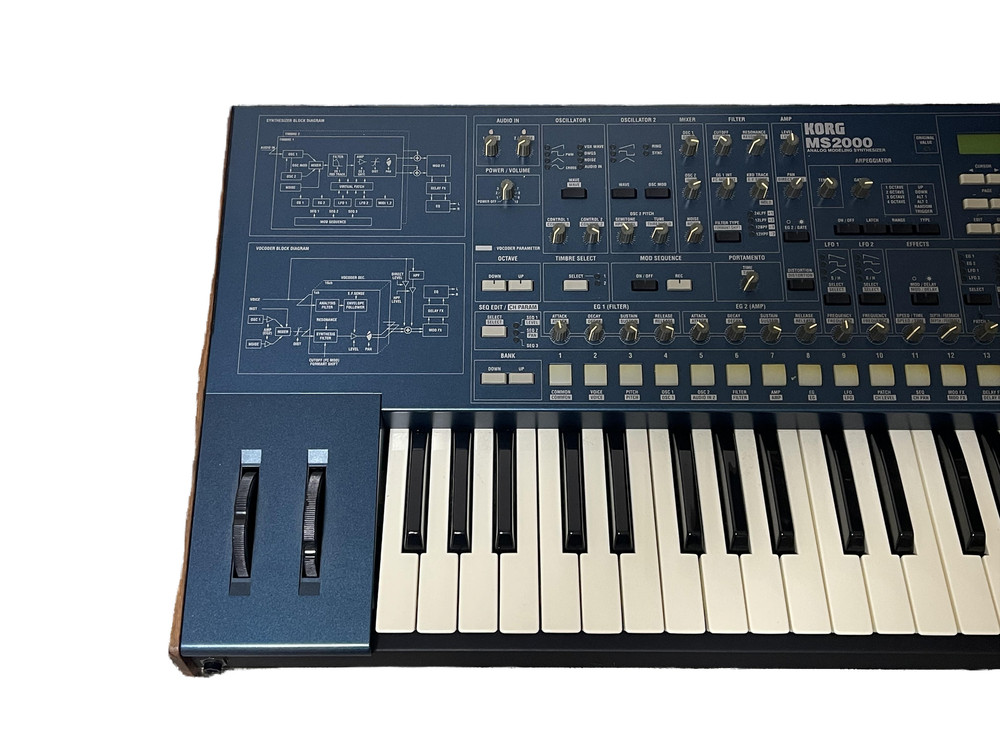 KORG MS2000 Analog Modeling Synthesizer 44-Key Vocoder Synth w/Manual AC Adapter