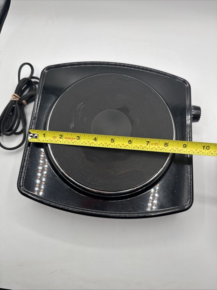 Toastmaster Eclipse 6431 Single Burner Cooker Hot Plate Camping Office Workshop
