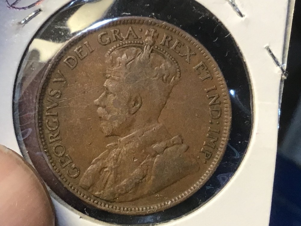 1918 Canada Large Cent, 1 Coin