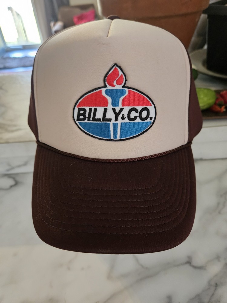 Billy Strings " Billy&Co " Foam Trucker Hat.. Brown w/ Snapback