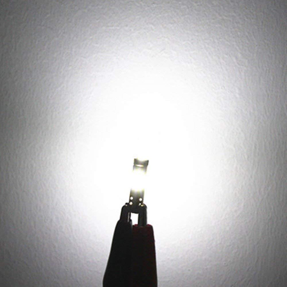 Alla Lighting 6000K LED T5 PC37 Instrument Panel Light Bulb Indicator Lamp White