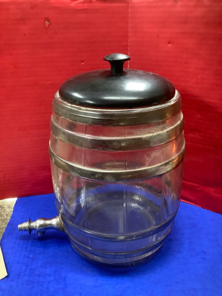 Iced Coffee Dispenser Chrome & Glass