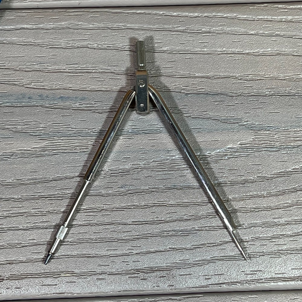 Vintage Germany Made Precision Drafting Compass For Drawing Engineering Graphite