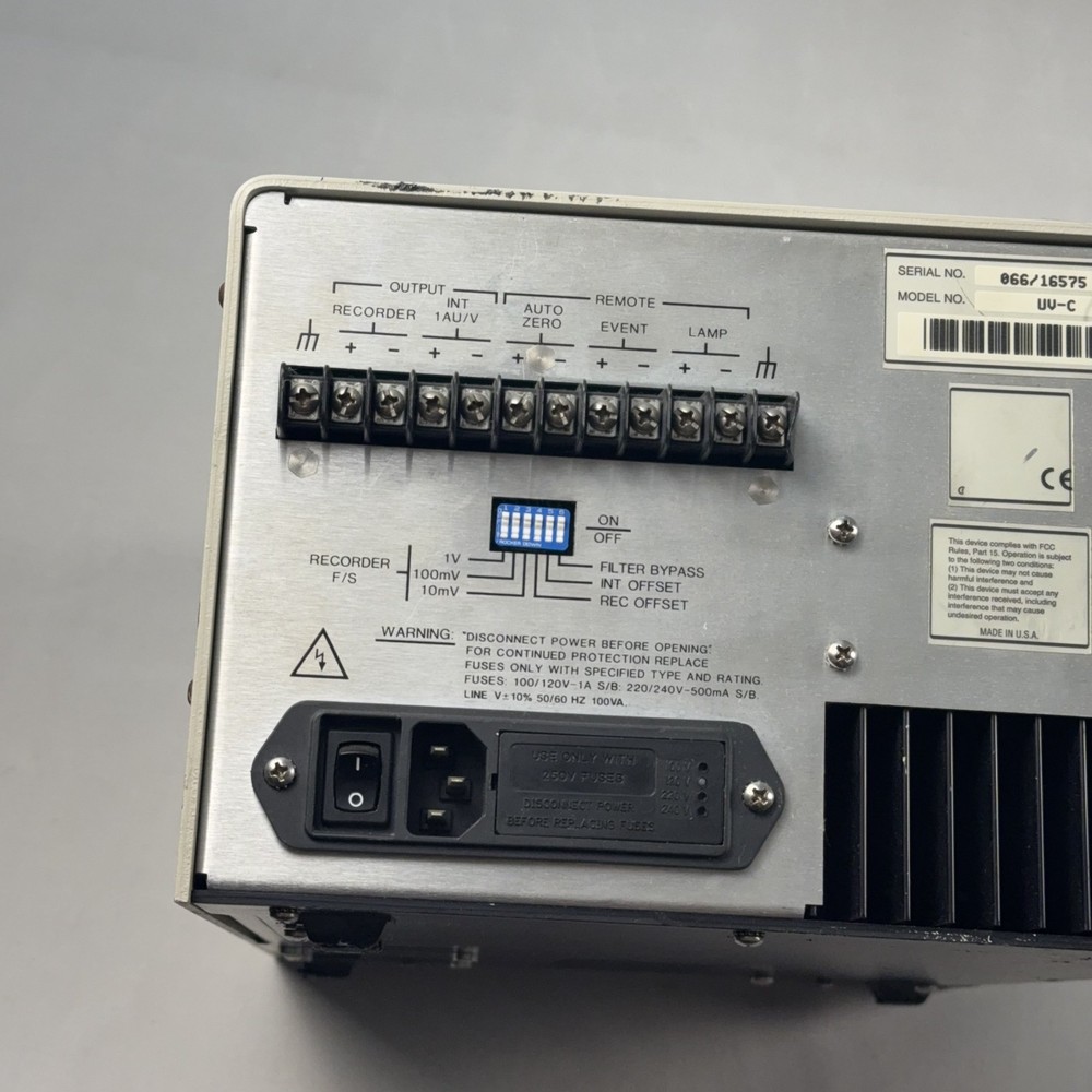 Rainin Dynamax Model UV-C Absorbance Detector TESTED WORKING