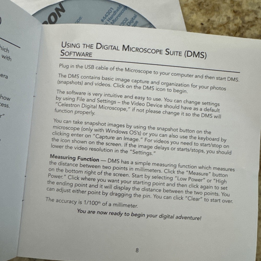 CELESTRON - HANDHELD DIGITAL MICROSCOPE (2011, Celestron)