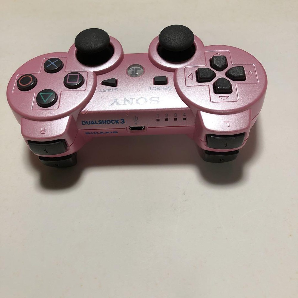 SONY PS3 DUALSHOCK3 Candy Pink Wireless controller Used Game