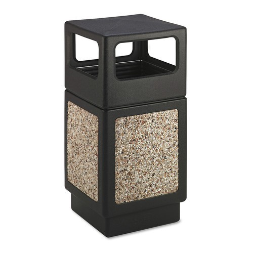 Safco 9472NC Canmeleon 38-gal. Side-Open Aggregate Panel Receptacles
