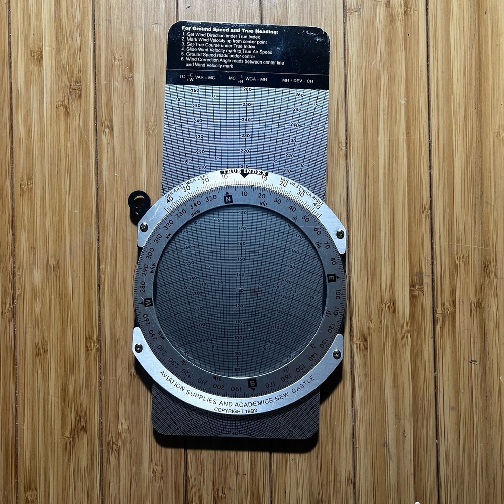 asa E6-B Flight Computer Preowned Metal